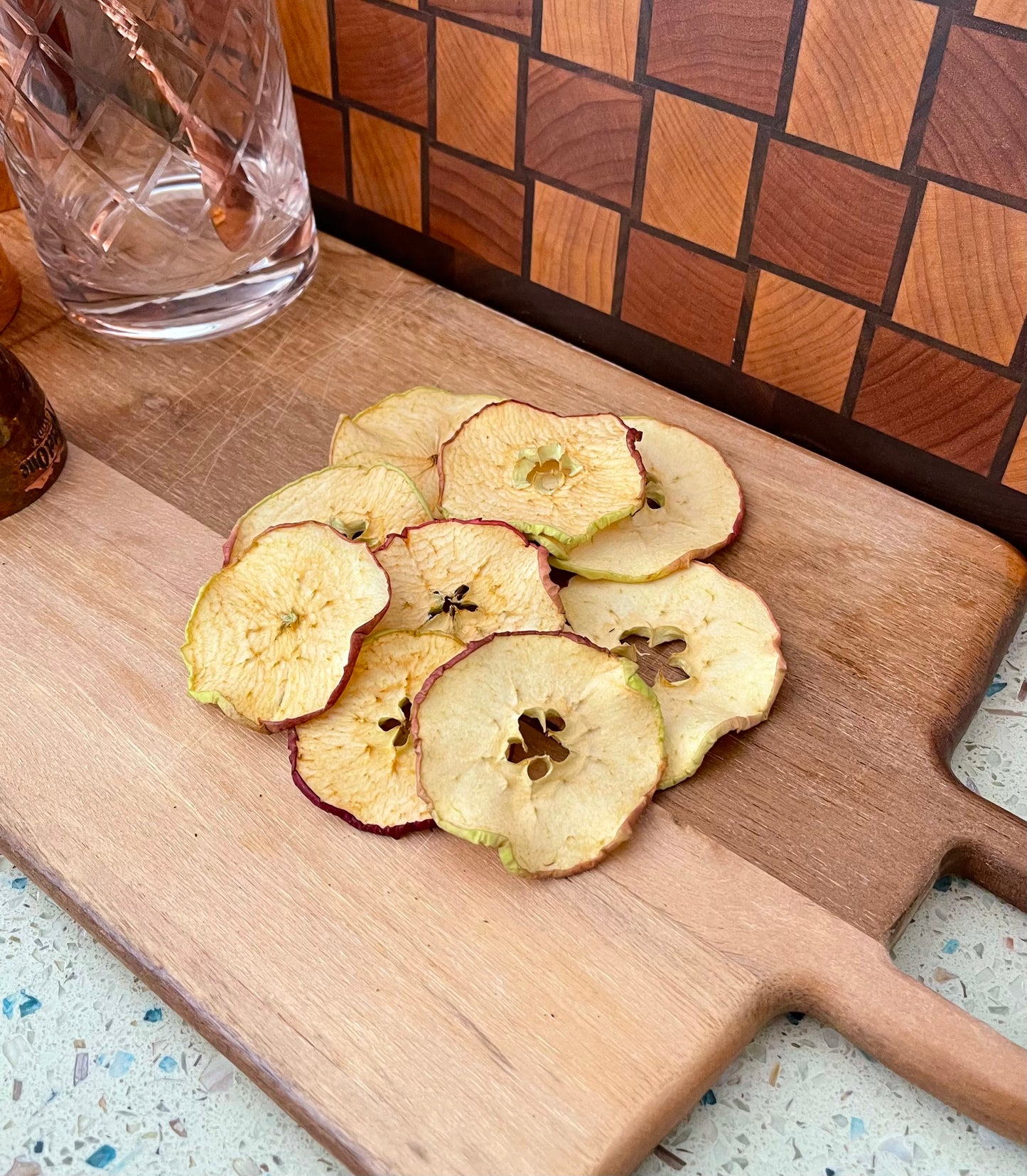 Dehydrated Apple Slices - 25+ Piece Dried Apple Bag - High Quality Dried Apple