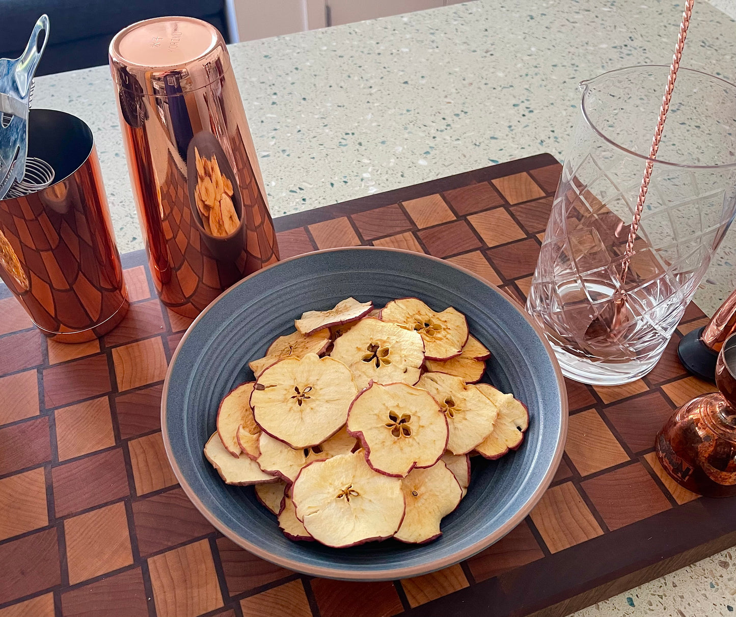 Dehydrated Apple Slices - 25+ Piece Dried Apple Bag - High Quality Dried Apple