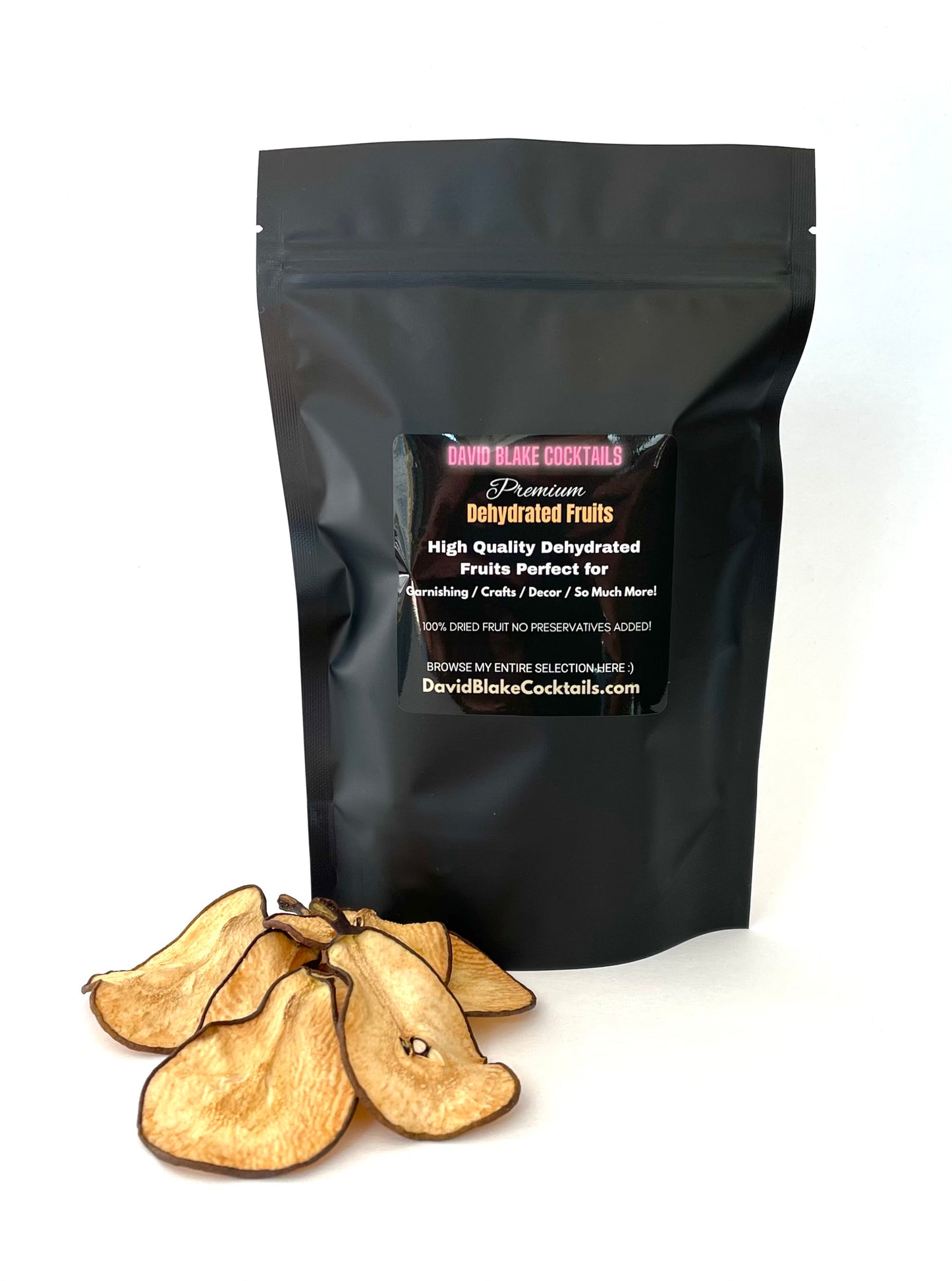 Dried Pear Slices - 20+ Piece Dehydrated Pear Bag - High Quality Dried Pear