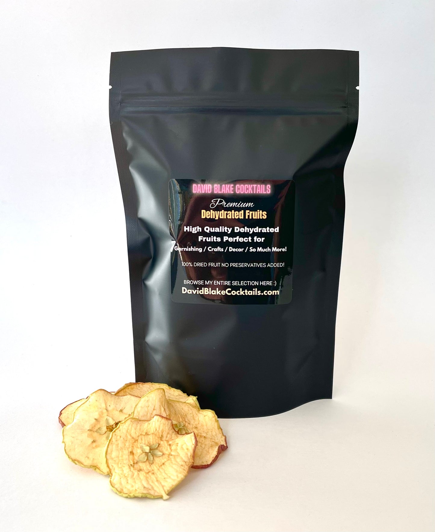 Dehydrated Apple Slices - 25+ Piece Dried Apple Bag - High Quality Dried Apple