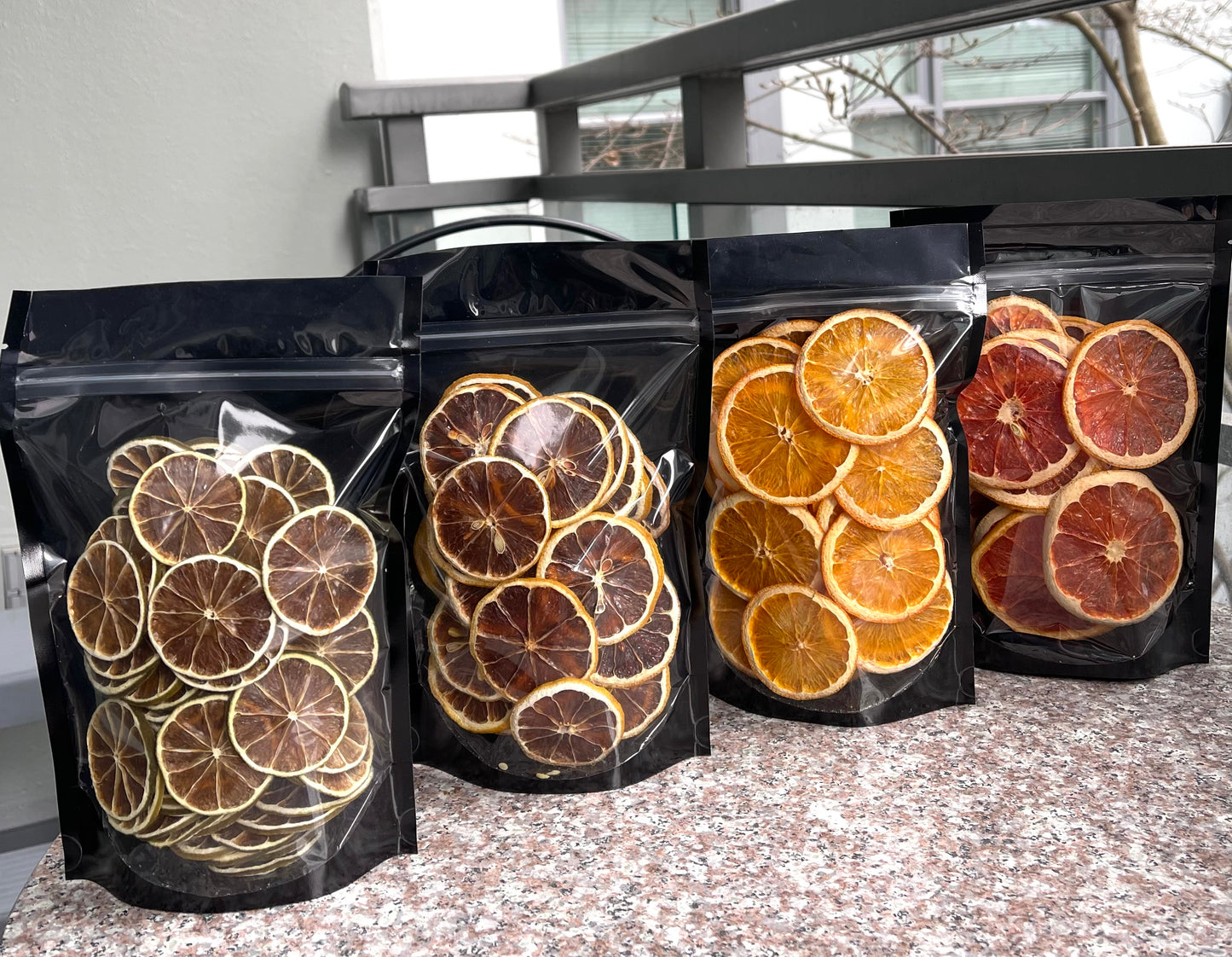 4 Piece Small Mixed Citrus Bags
