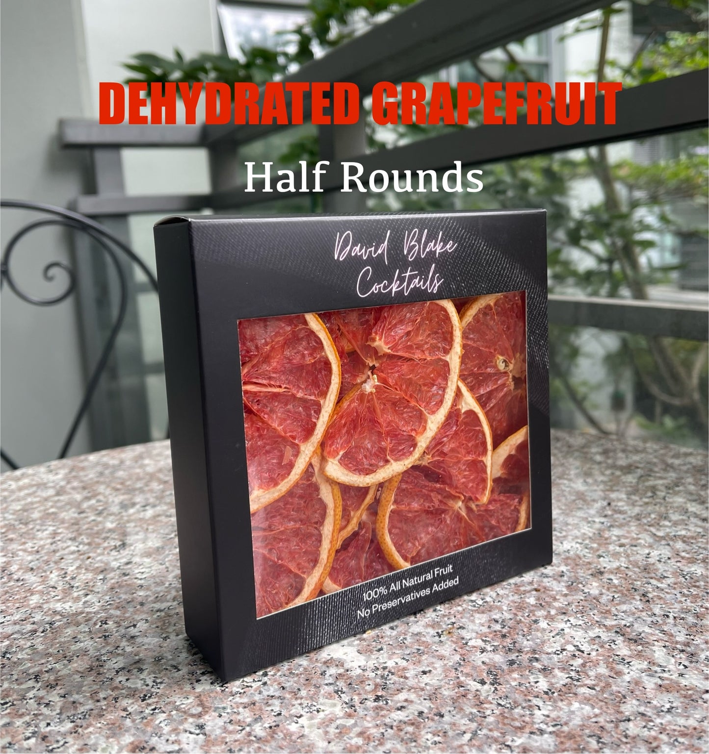 40+ Piece Dehydrated Grapefruit Half Rounds