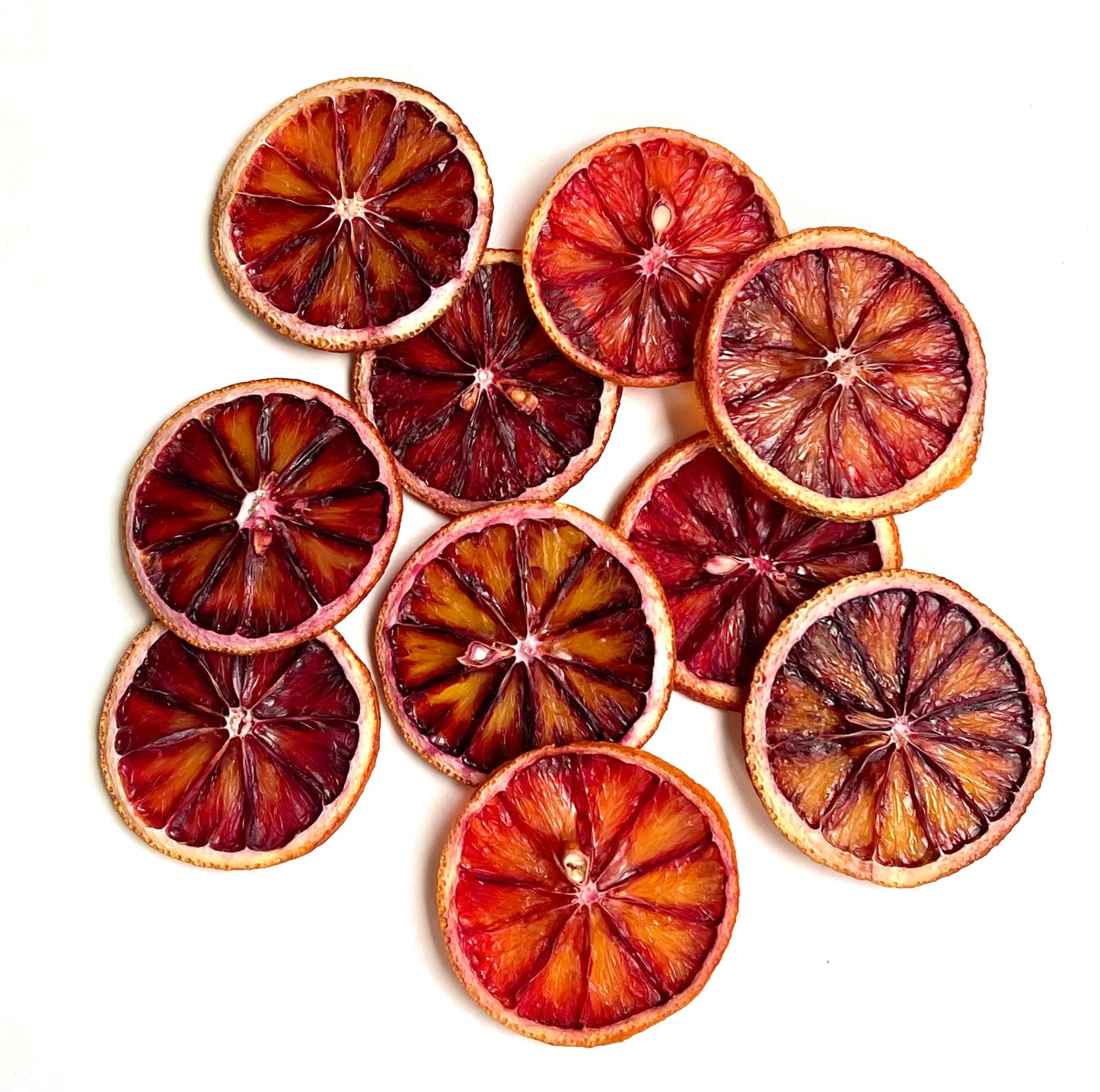 30+ Piece Dehydrated Blood Orange Bag