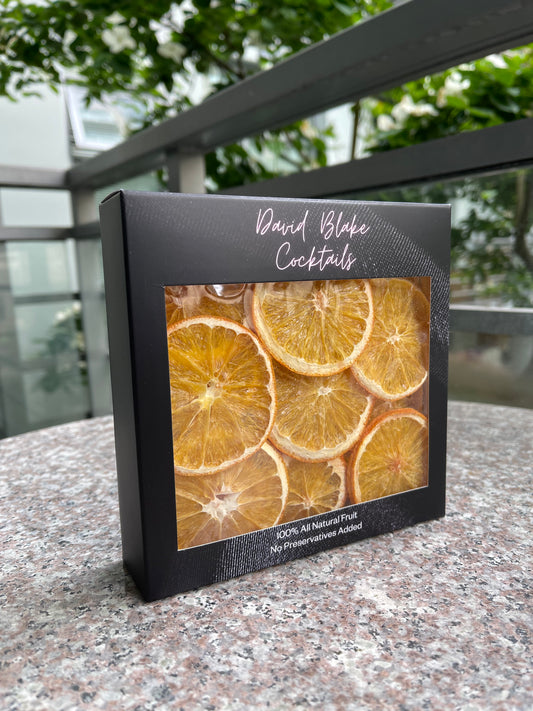 Dehydrated Orange Wheel Box - 30+ Piece Dried Orange Slices - High Quality Dried Orange